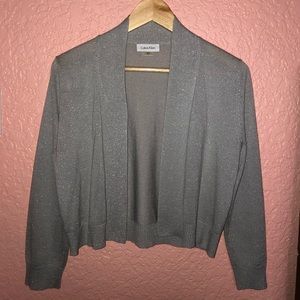 Calvin Klein Silver Shrug